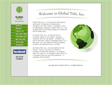 Tablet Screenshot of globaltitleinc.com
